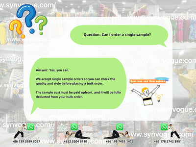 📌  Can I order a single sample?
