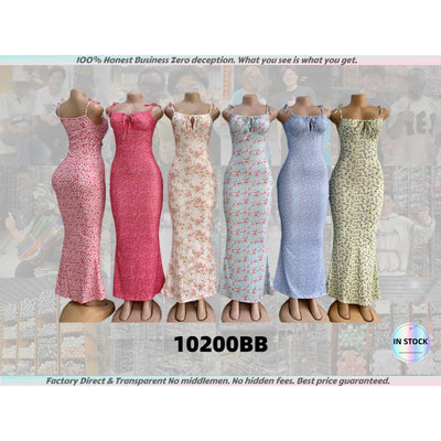 10200 Popular Fashion Floral Camisole Maxi Dress Stylish Dresses