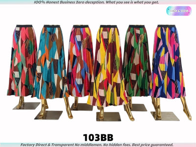 103 Fast Shipping! Premium Printed Skirts Direct from Source Factory.
