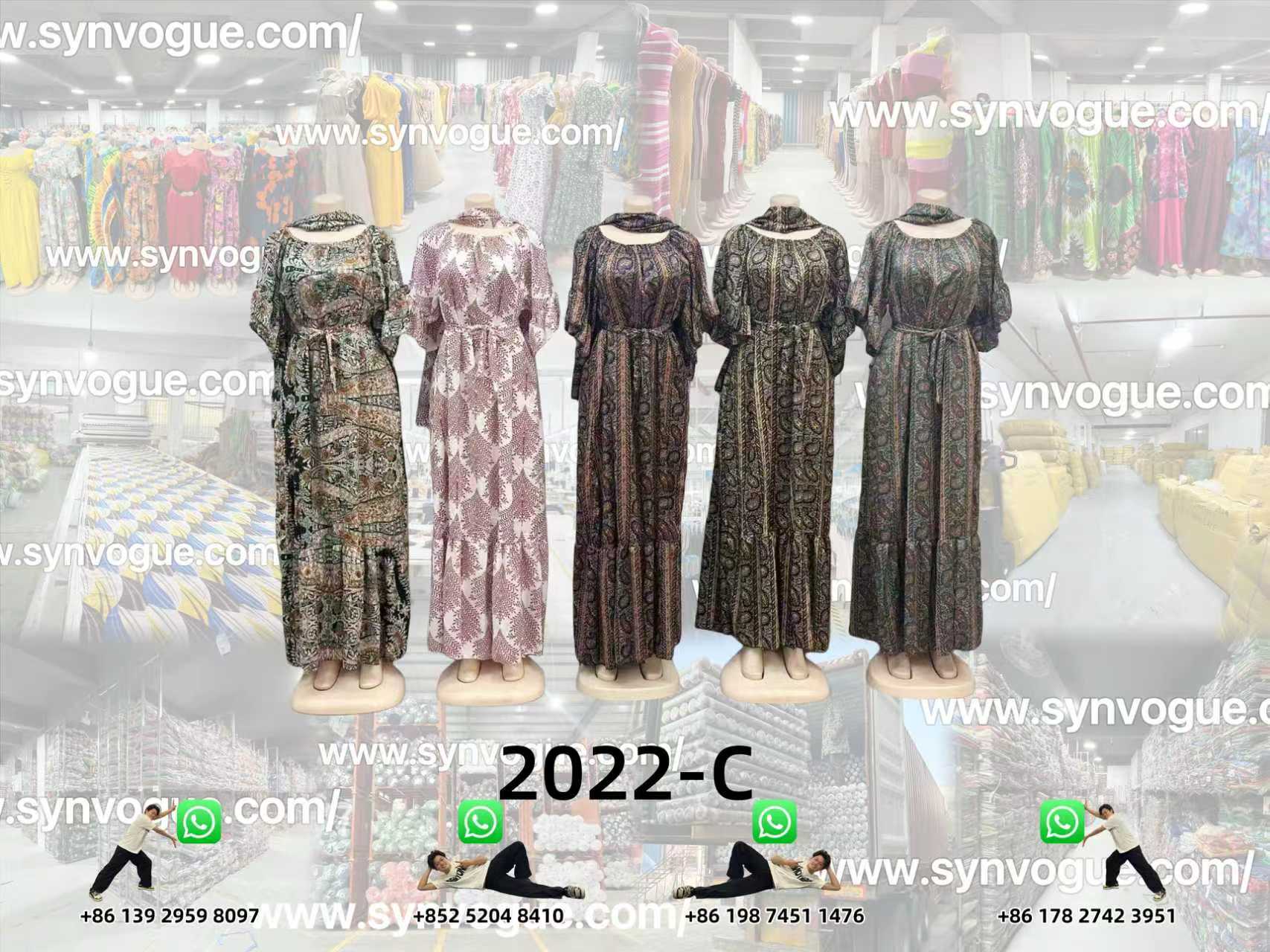 Ready to Ship | Top-Quality Material   PN:2022-C  👗Stylish Dresses
