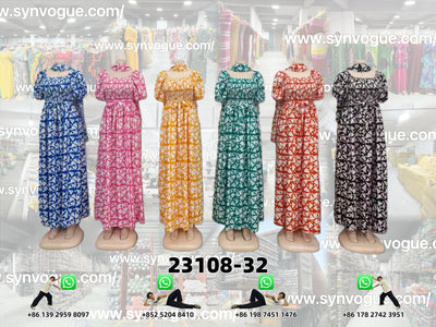 Selling Fast | Don’t Miss Out   PN:23108-32  👗Stylish Dresses