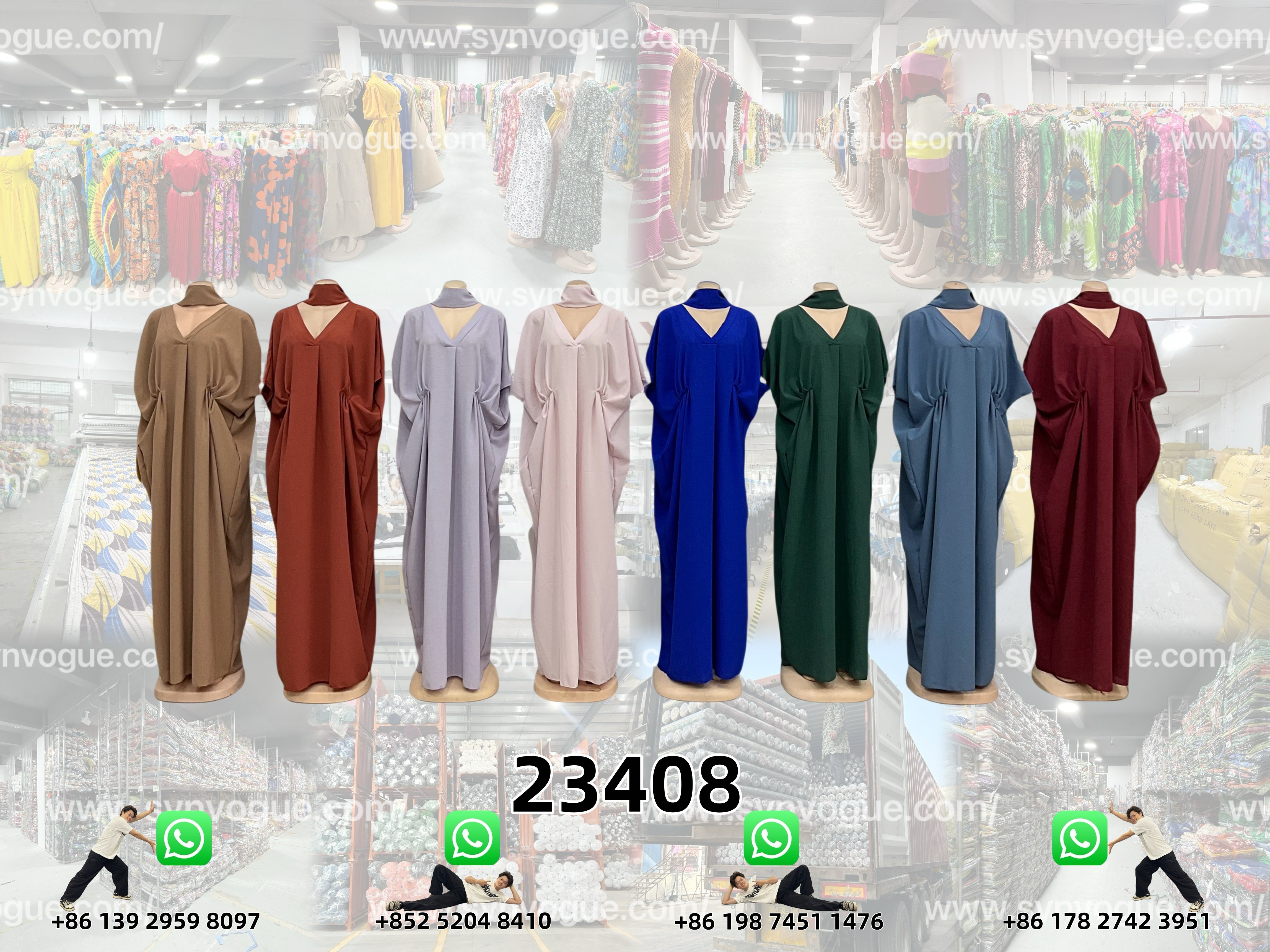 In Stock & Ready to Ship | Limited Offer     PN:23408 Boubou Dresses