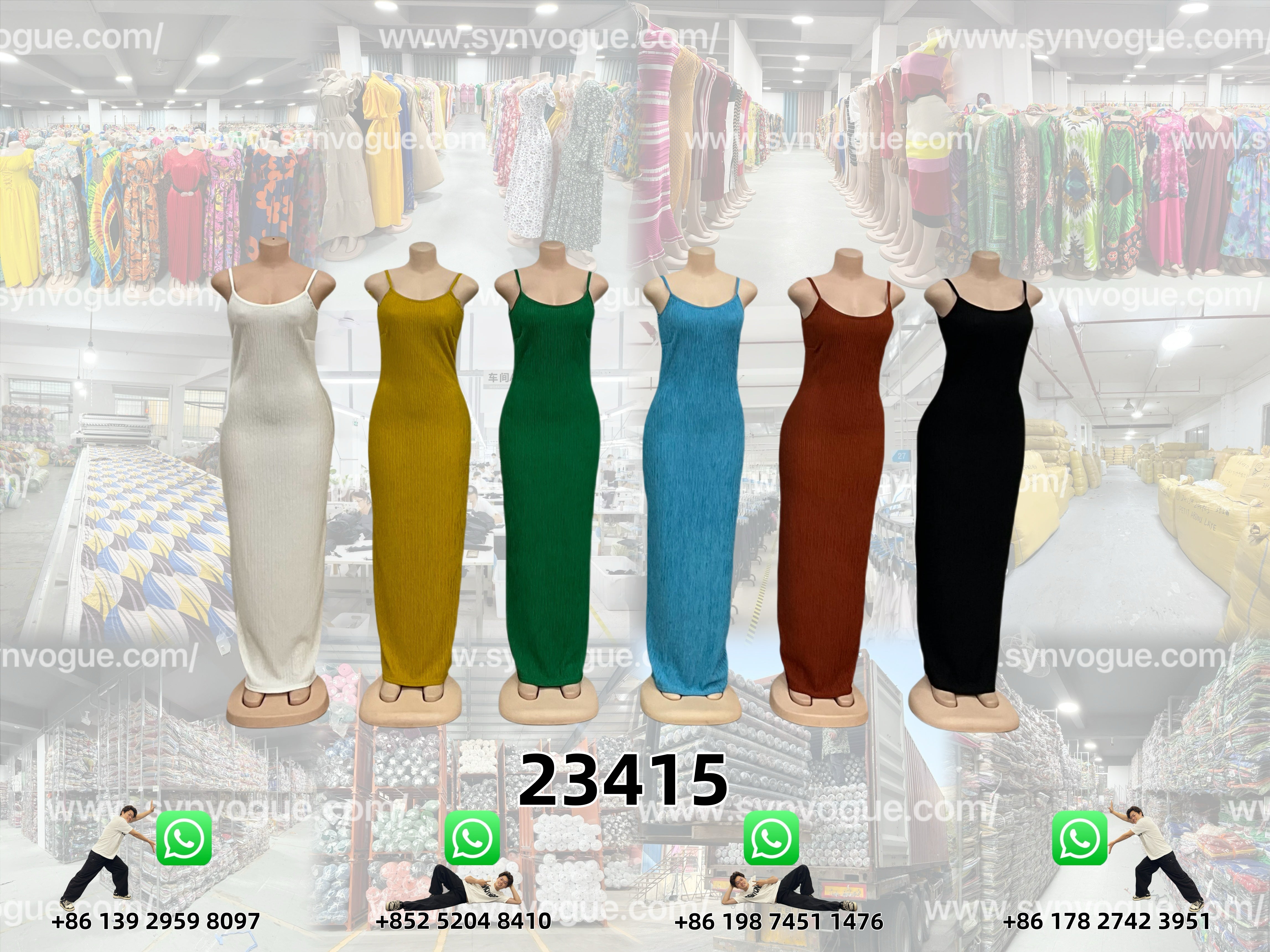 Wholesale Ready | MOQ: 12pcs    PN：23415 👗 Stylish Dresses