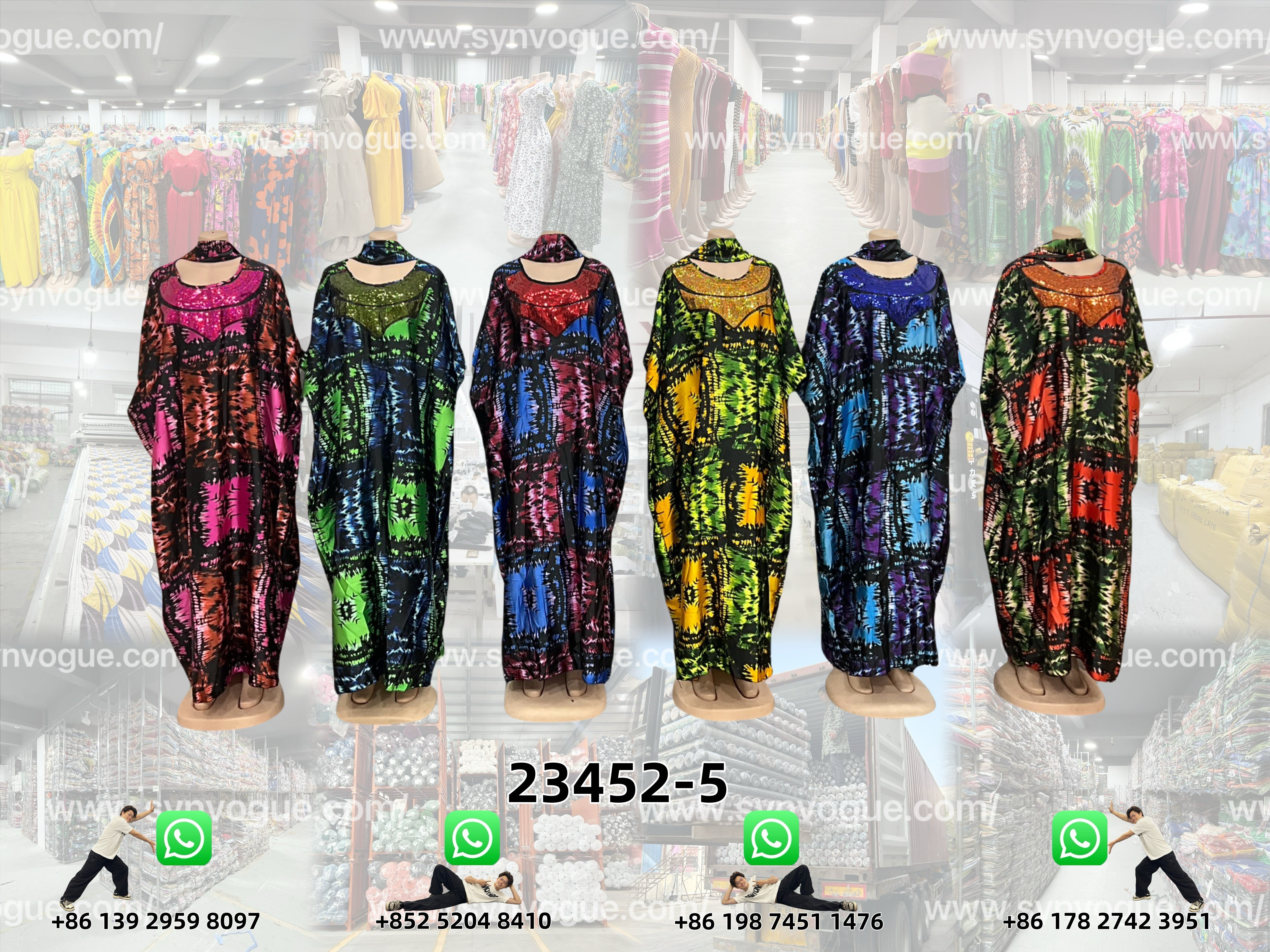 High-Grade Fabric | Immediate Dispatch   PN:23452-5  Boubou Dresses