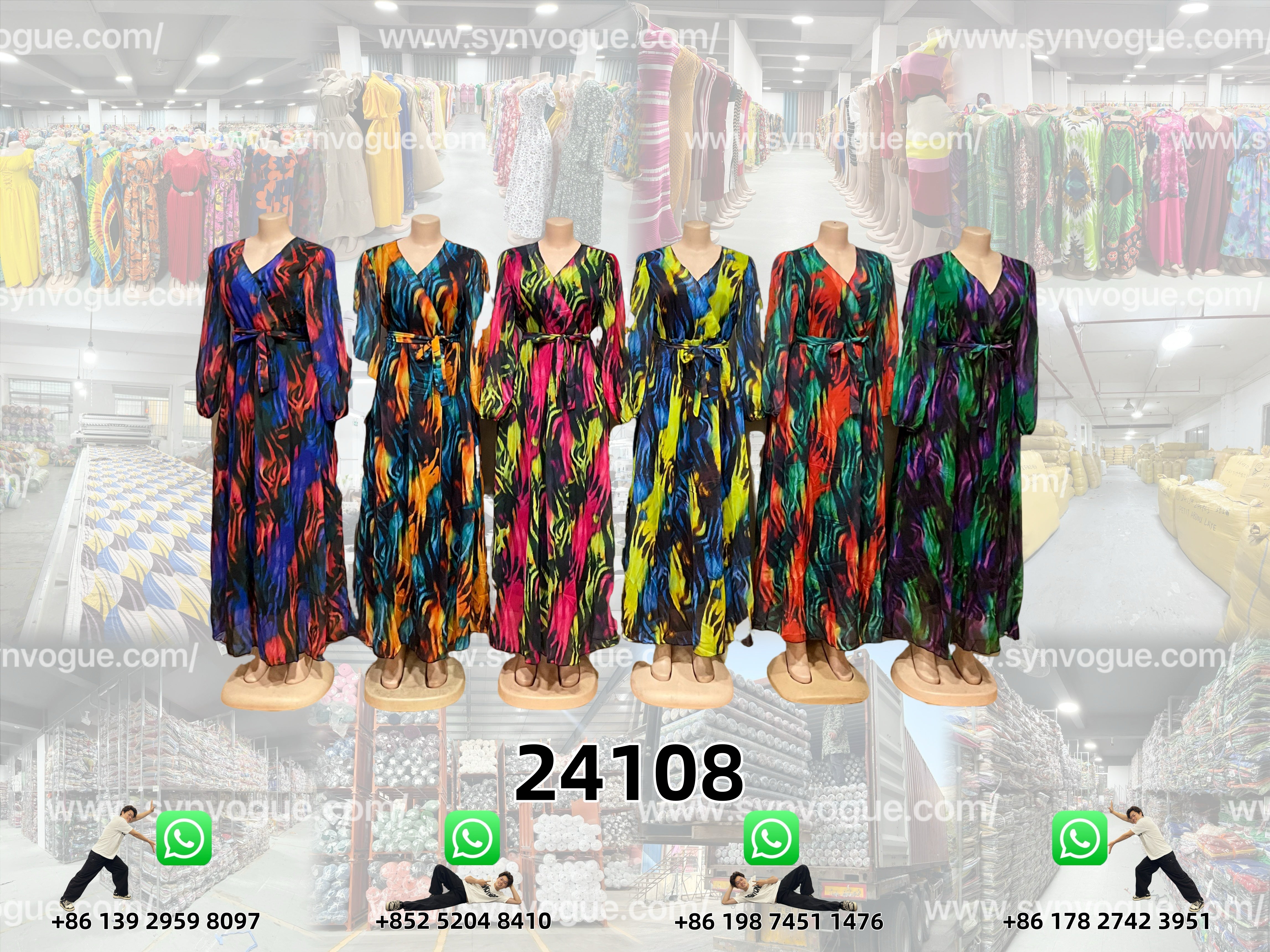 Ready to Ship | Top-Quality Material    PN:24108  👗Stylish Dresses