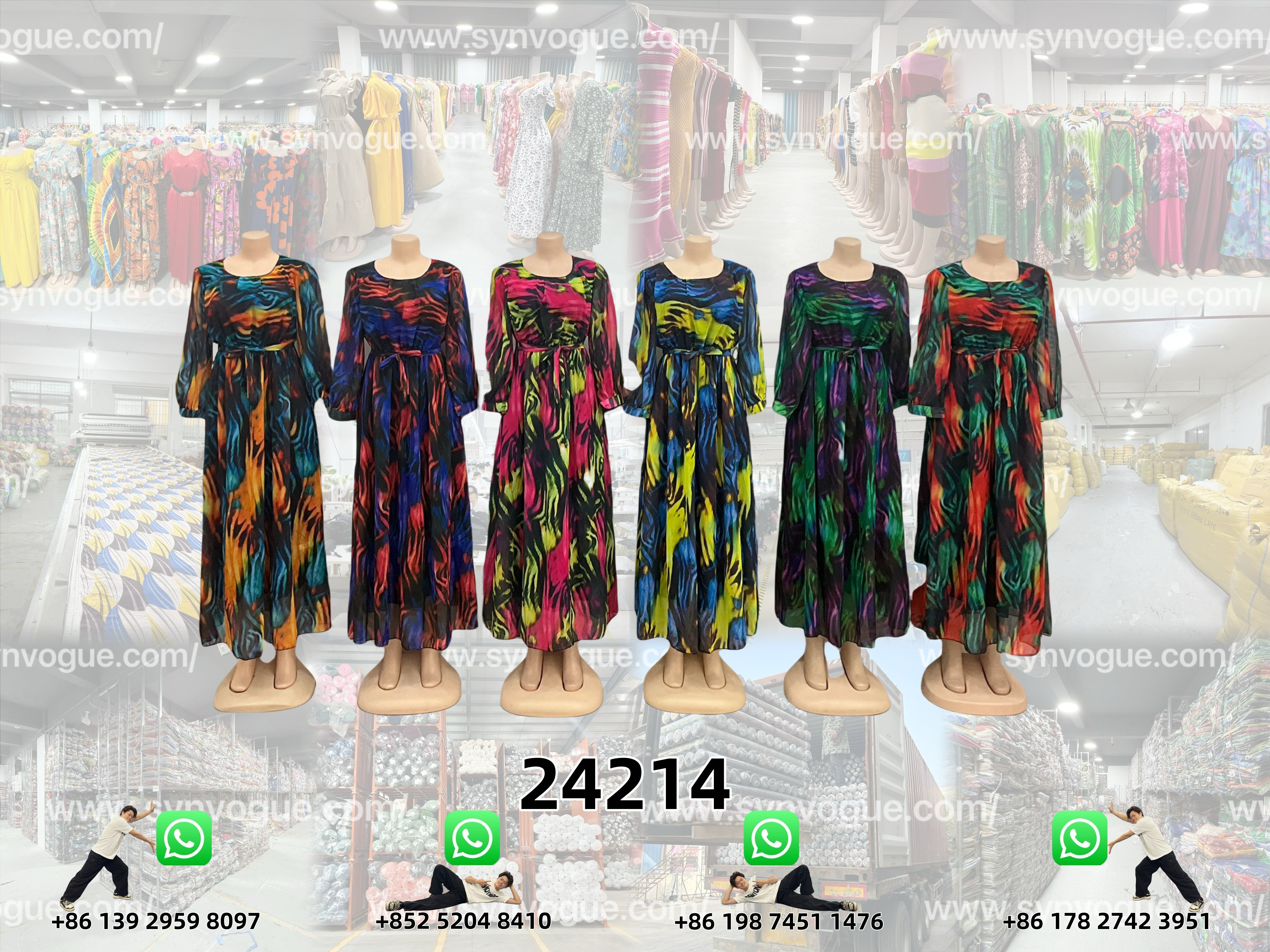 MOQ Friendly | Ideal for Bulk Orders   PN：24214 👗 Stylish Dresses