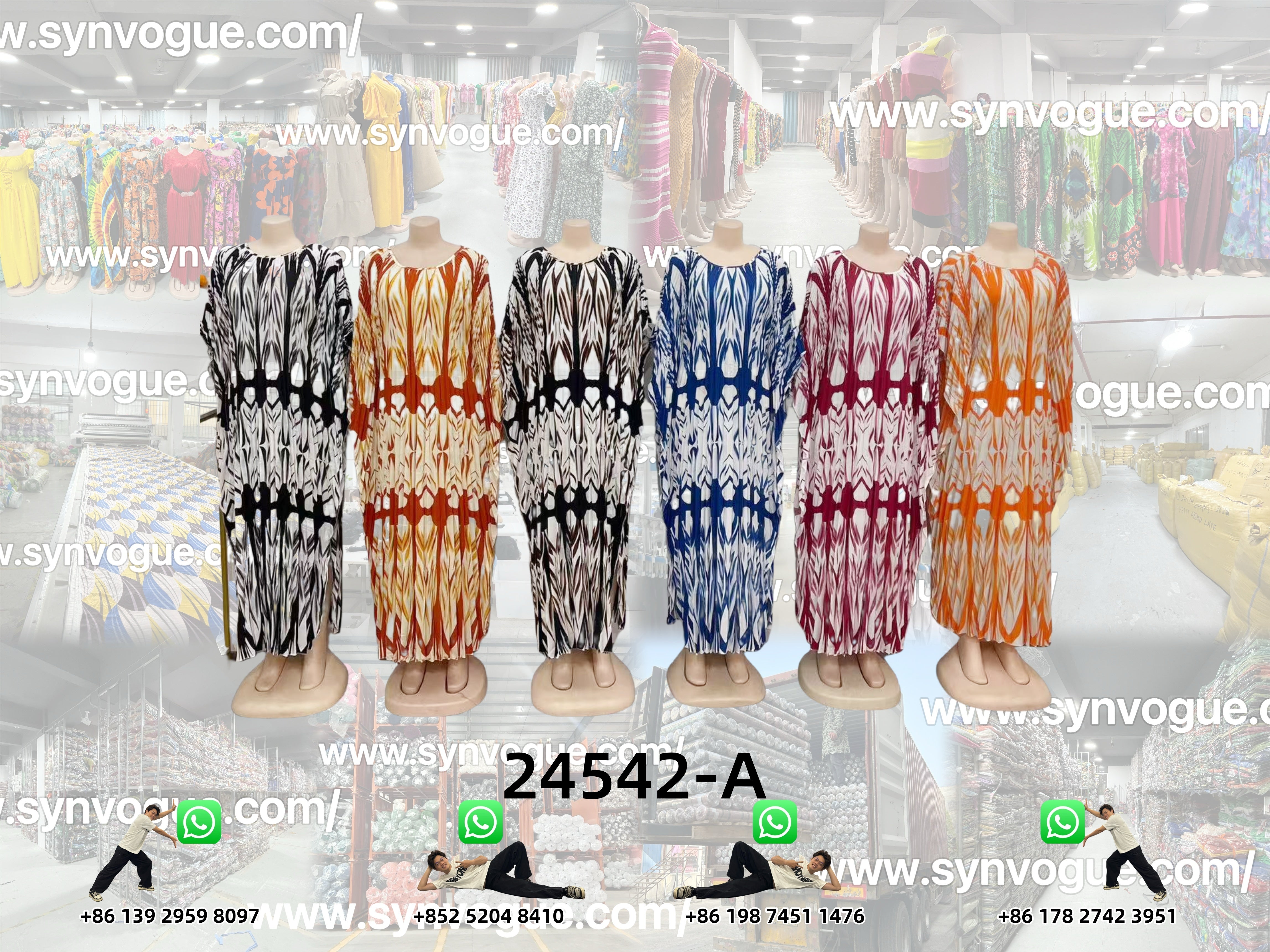 Ready to Ship | Top-Quality Material   PN:24542-A  Boubou Dresses
