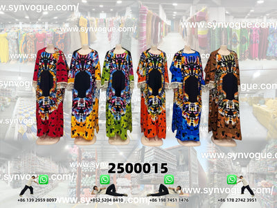 Low Stock Alert | Place Order Soon  PN:2500015  Boubou Dresses