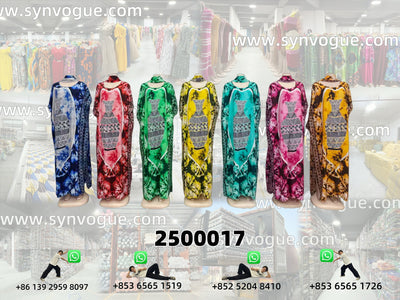 MOQ Friendly | Ideal for Bulk Orders   PN:2500017  Boubou Dresses