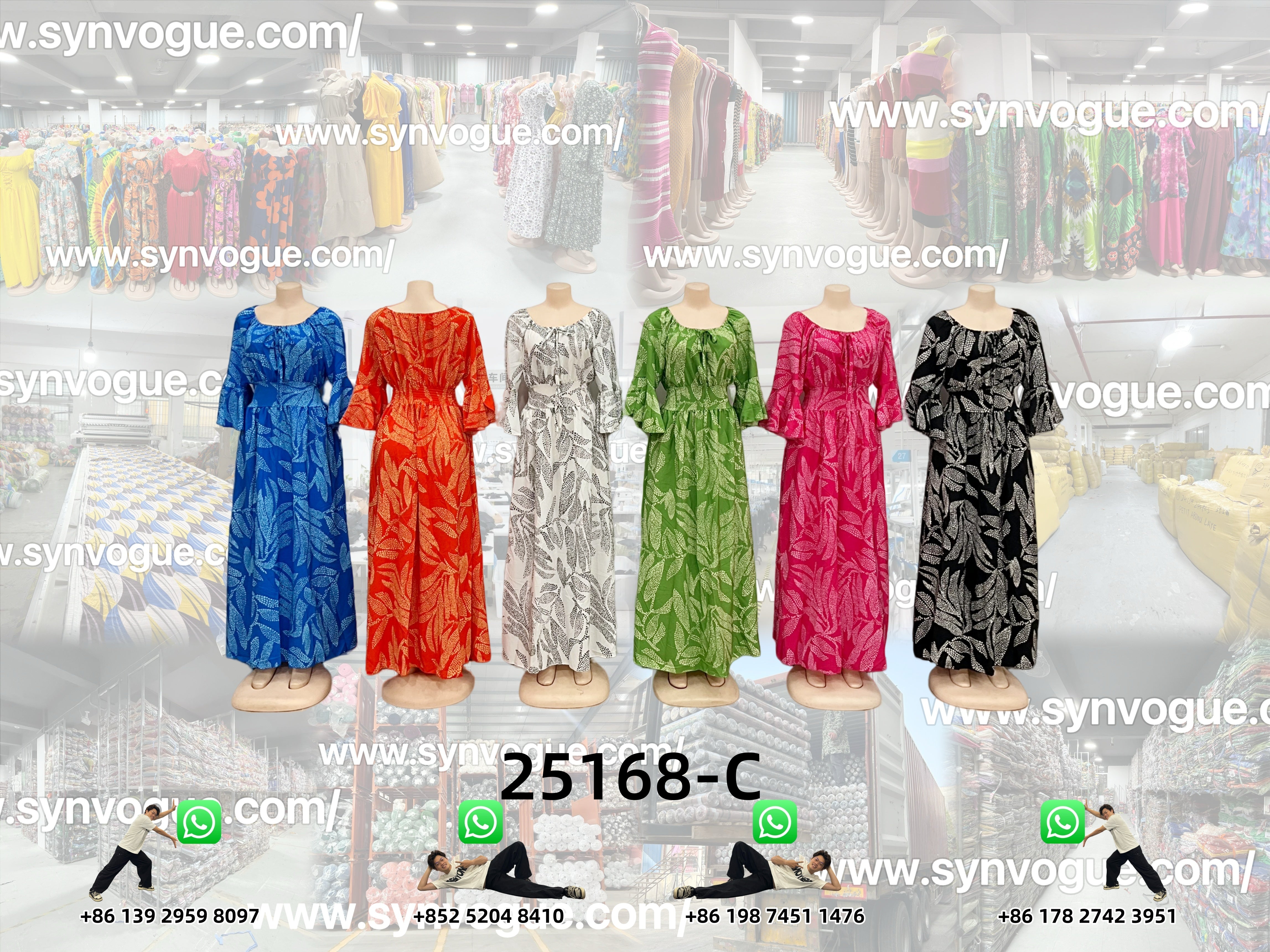 In Stock Now | Superior Texture   PN:25168-C  👗Stylish Dresses