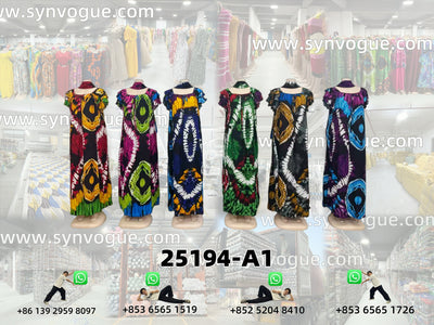 Ready to Ship | Top-Quality Material  PN:25194-A1  Boubou Dresses