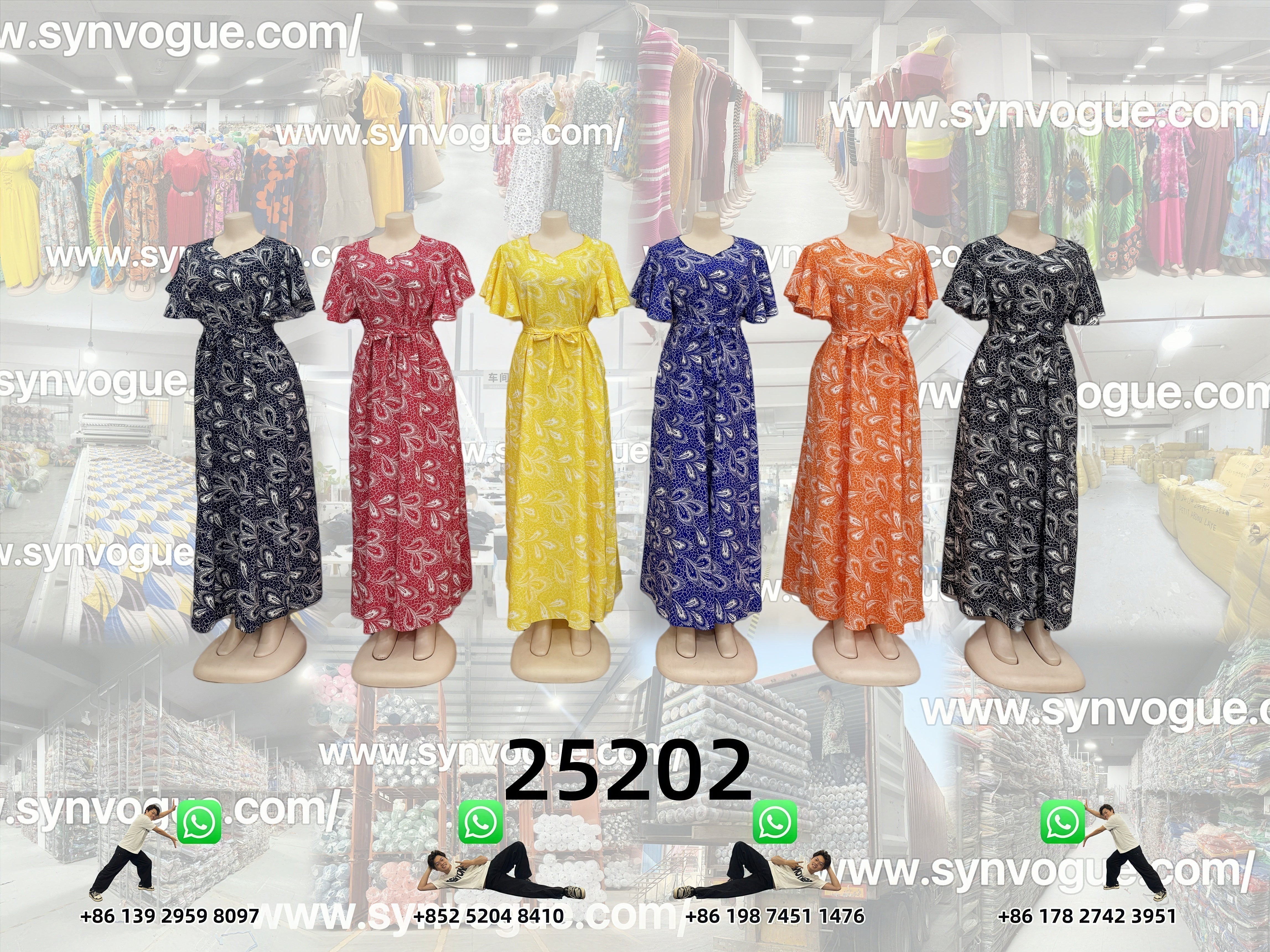 MOQ Friendly | Ideal for Bulk Orders   PN:25202  👗Stylish Dresses