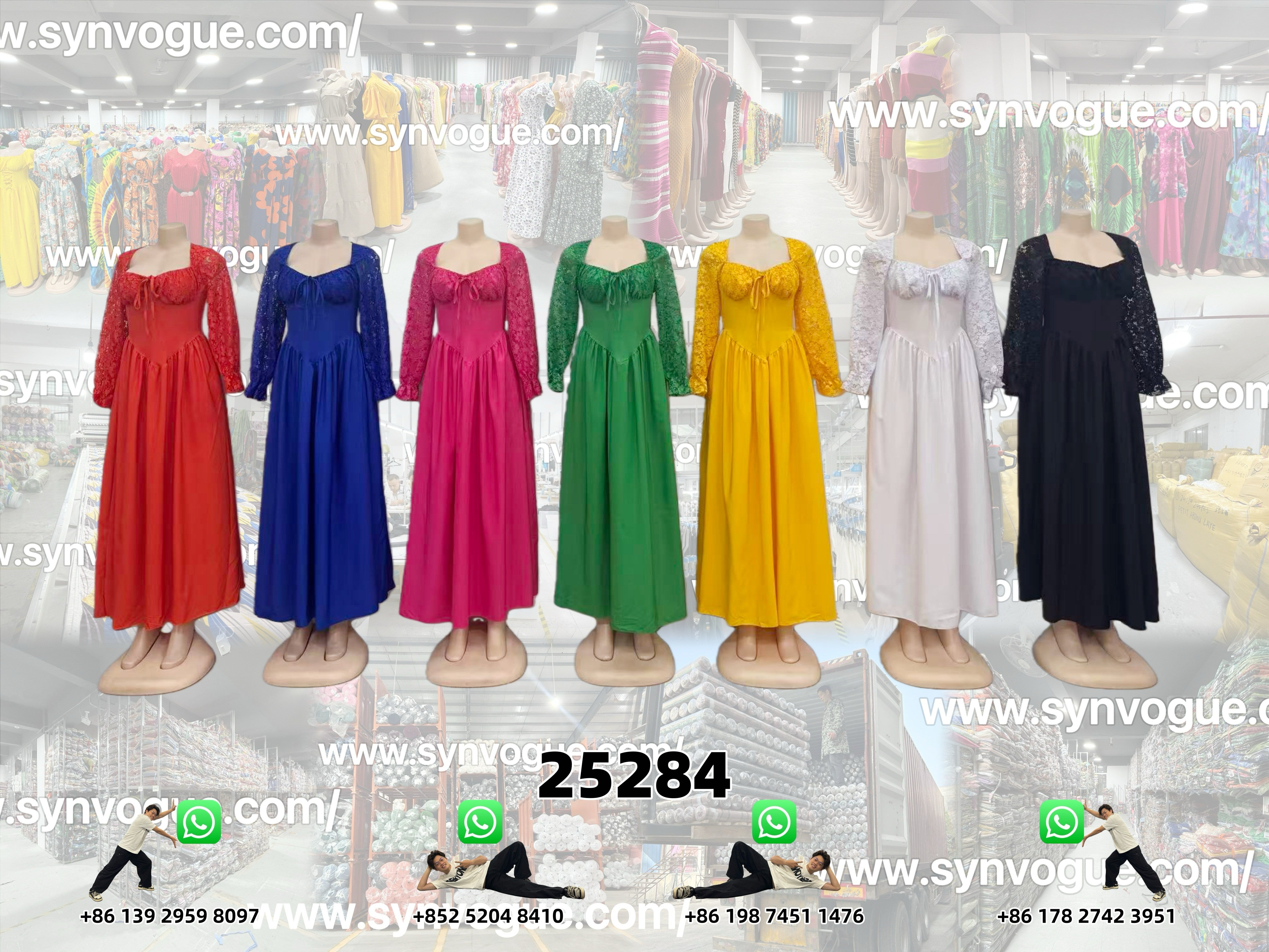 MOQ Friendly | Ideal for Bulk Orders   PN:25284  👗Stylish Dresses