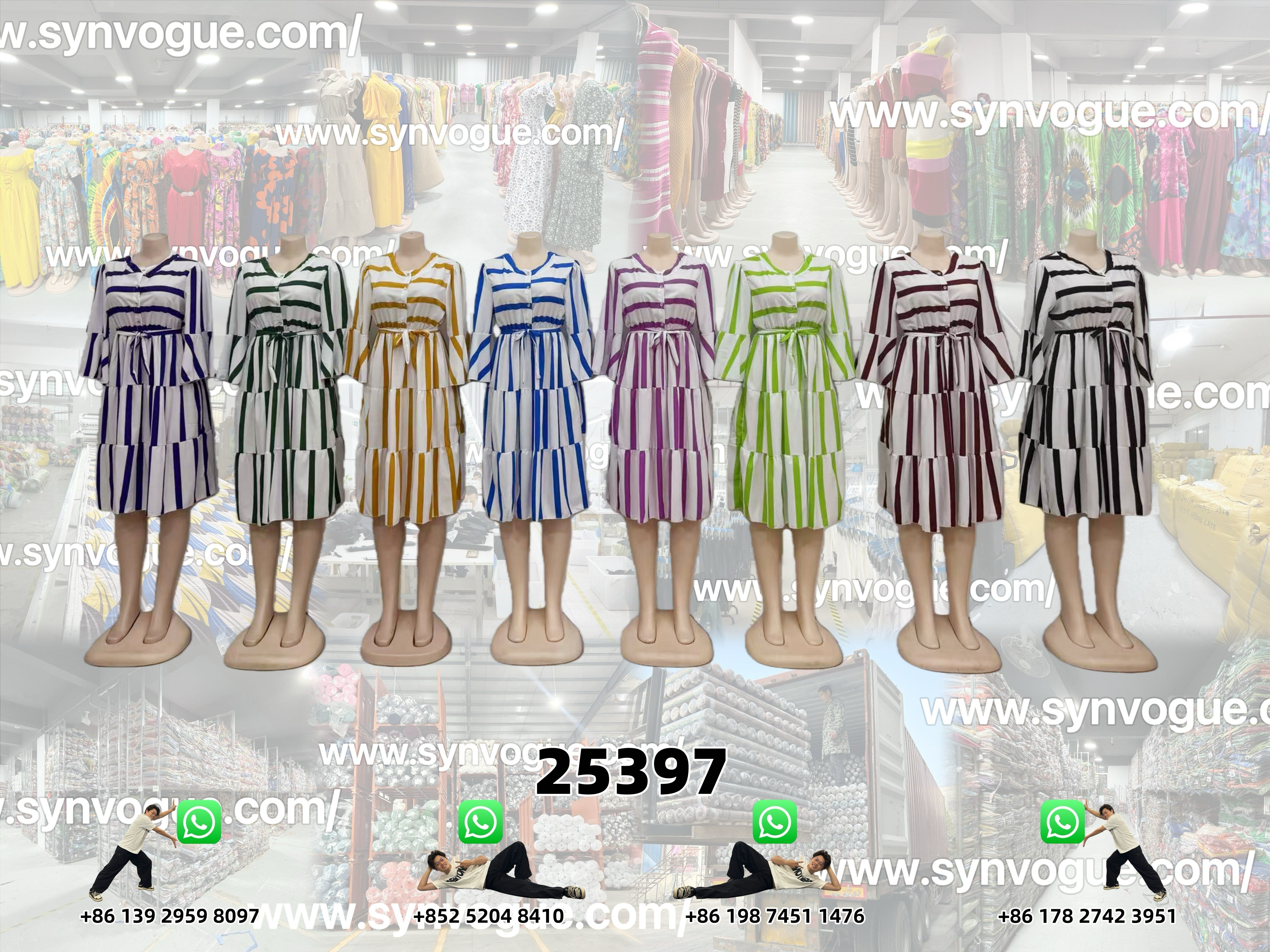 Ready to Ship | Top-Quality Material   PN:25397  👗Stylish Dresses