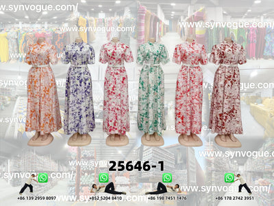 Ready to Ship | Top-Quality Material PN:25646-1  👗Stylish Dresses