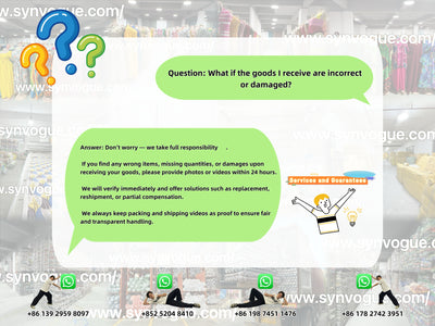 📦  What if the goods I receive are incorrect or damaged?