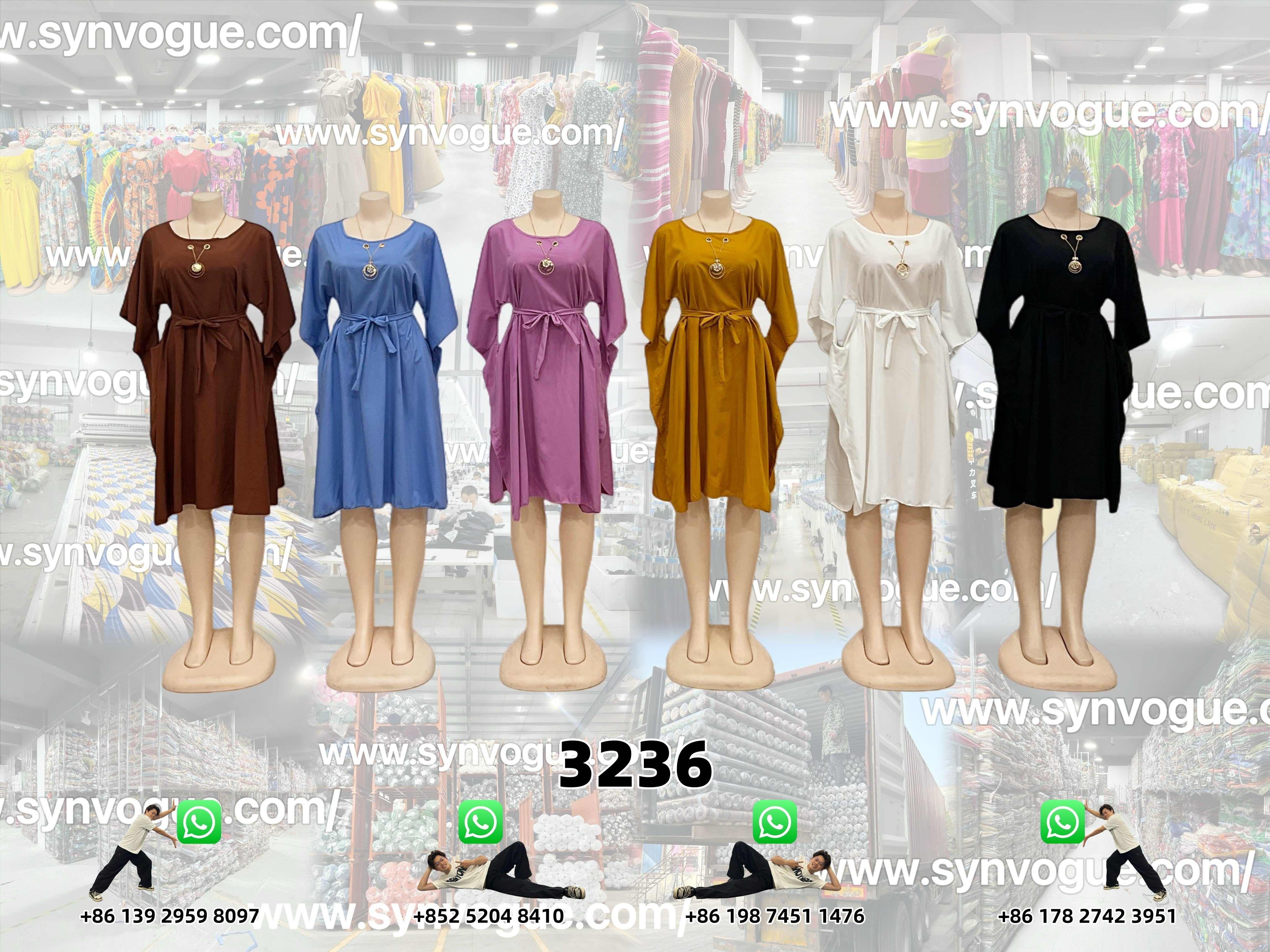 Ready to Ship | Top-Quality Material PN:3236 👗Stylish Dresses