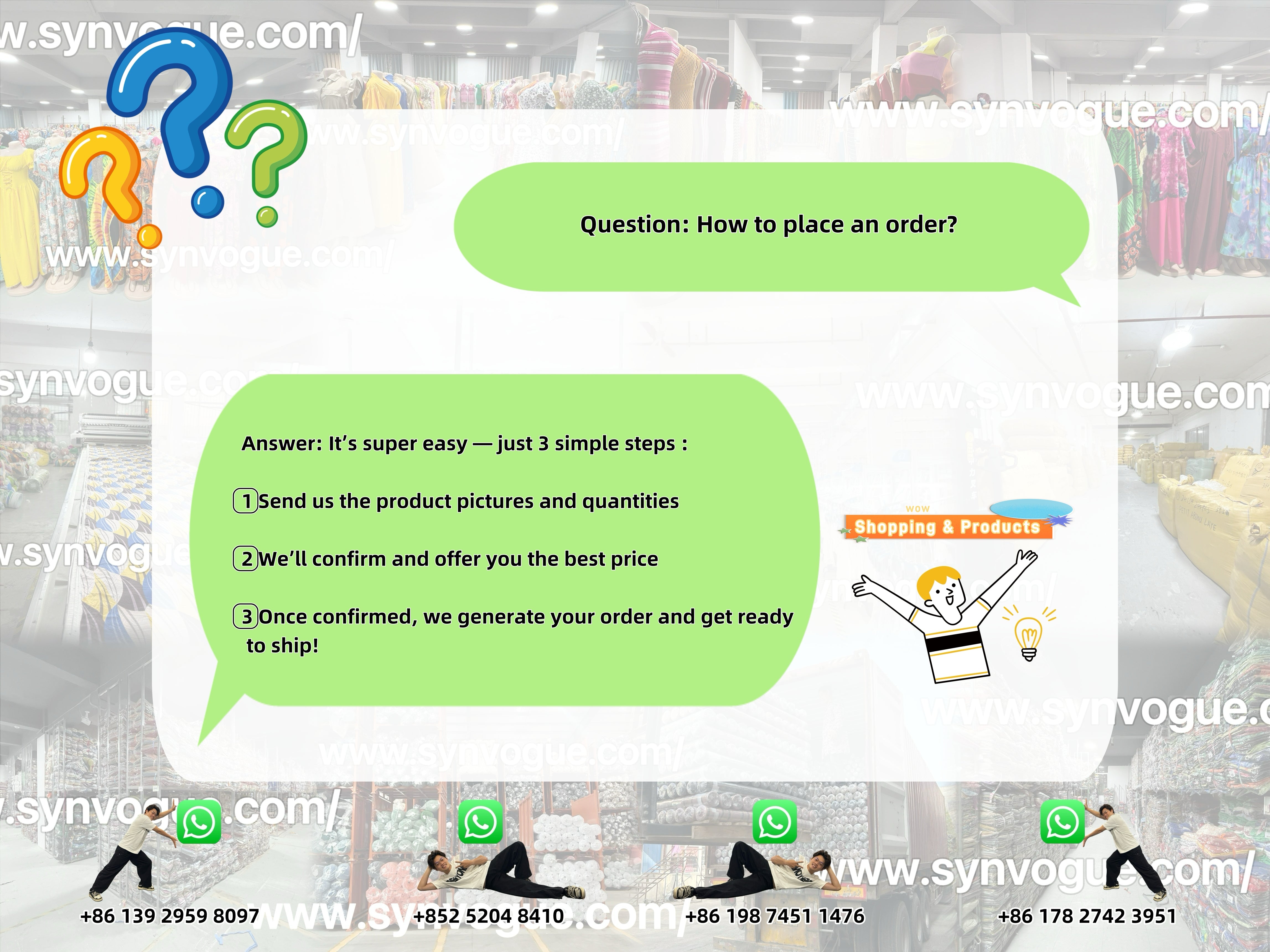 🛒  How to place an order?