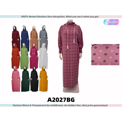 A2027 No Middlemen Transparent Pricing Muslim Robe Muslim Robes