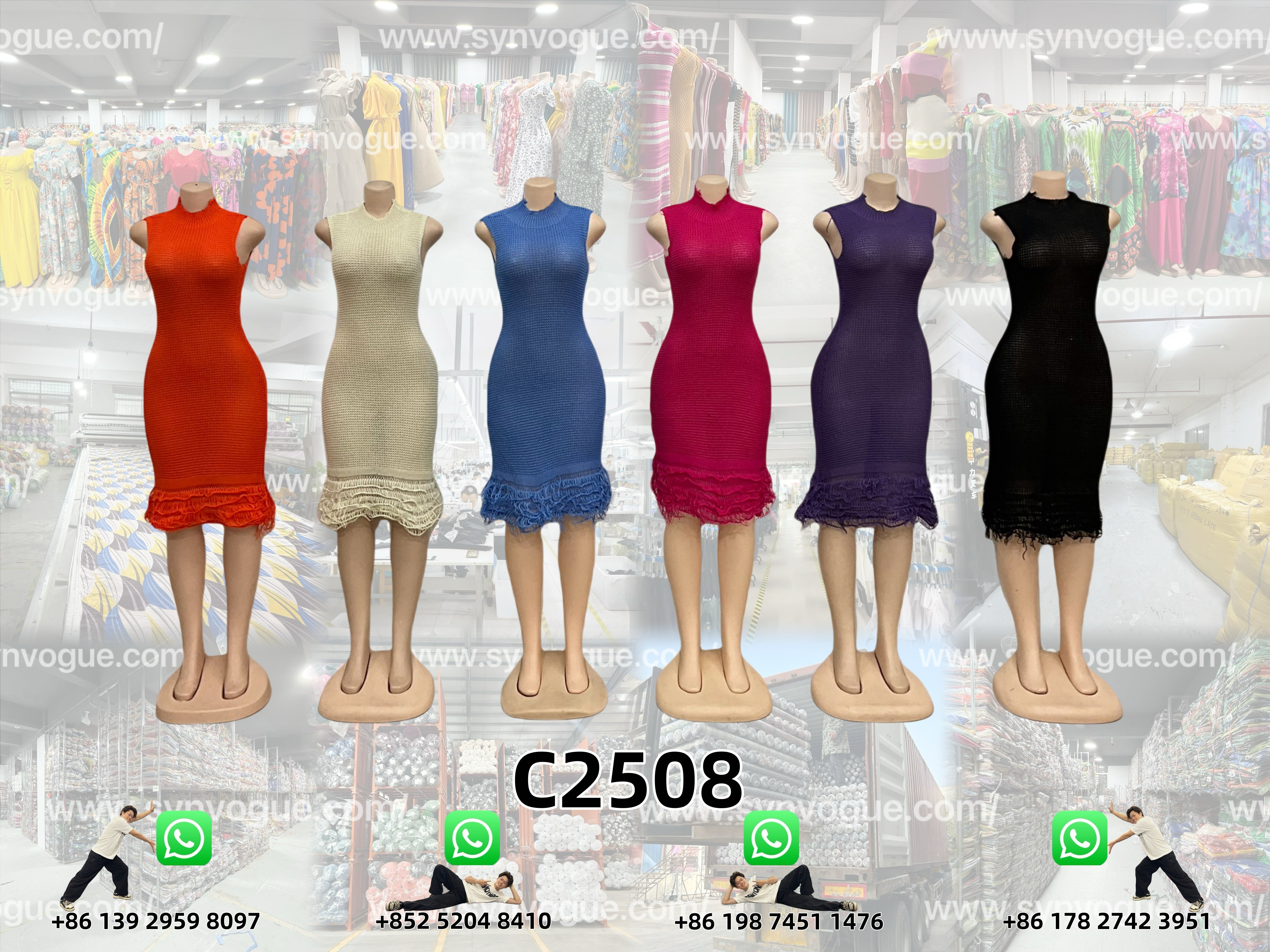 Trusted by African Boutiques | In Stock    PN：C2508  🧶 Ladies’ Knitted Sweaters