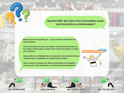 📦  What if the goods I receive are incorrect or damaged?