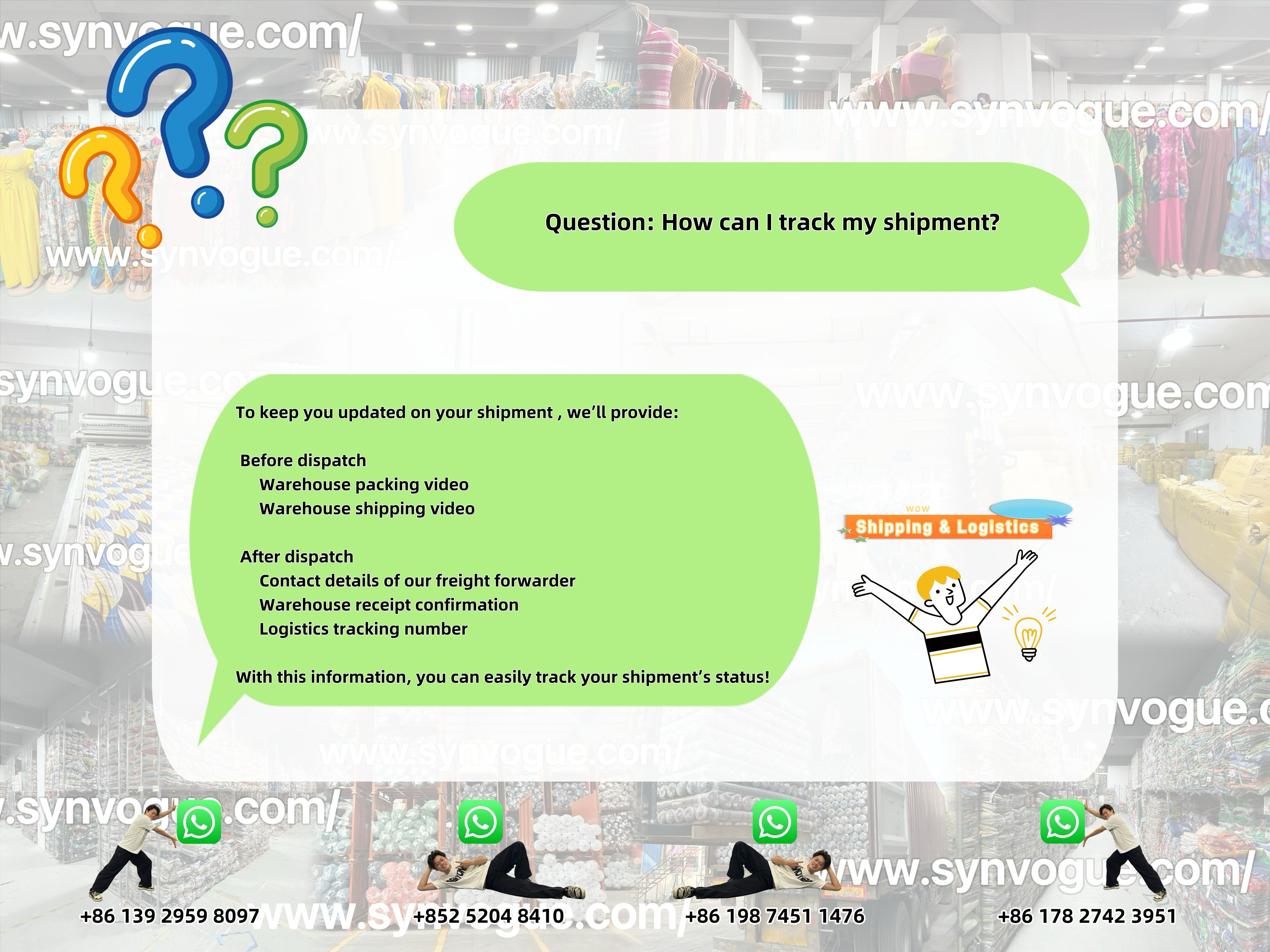 🚚  How can I track my shipment?