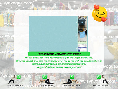 👍Personally Inspects Goods, Very Responsible