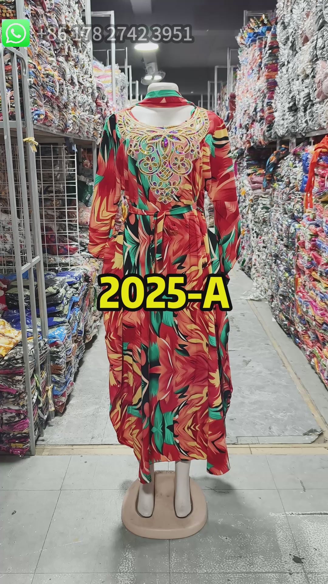 Ready to Ship | Top-Quality Material   PN:2025-A  Boubou Dresses