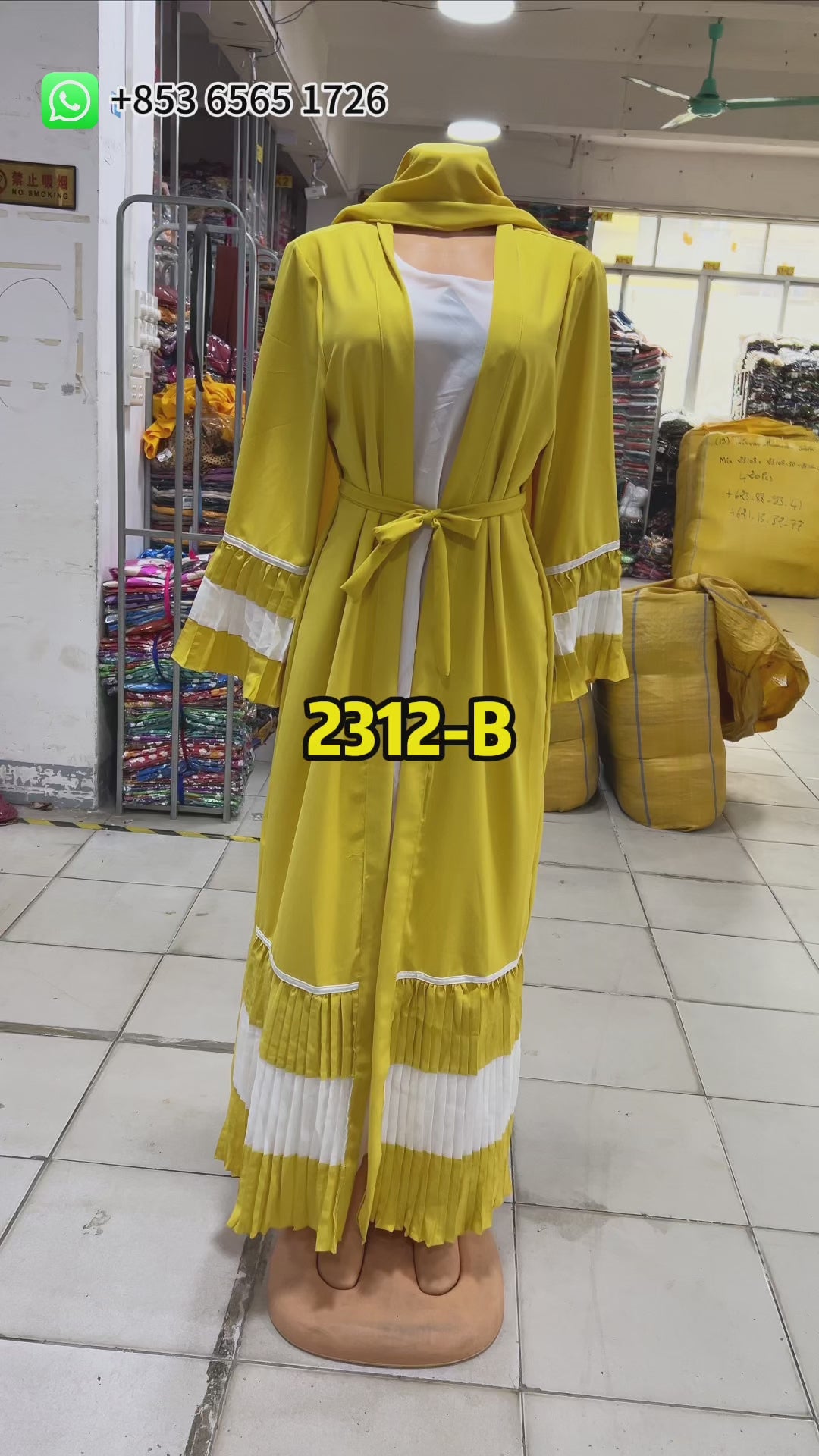 In Stock Now | Superior Texture   PN:2312-B Boubou Dresses