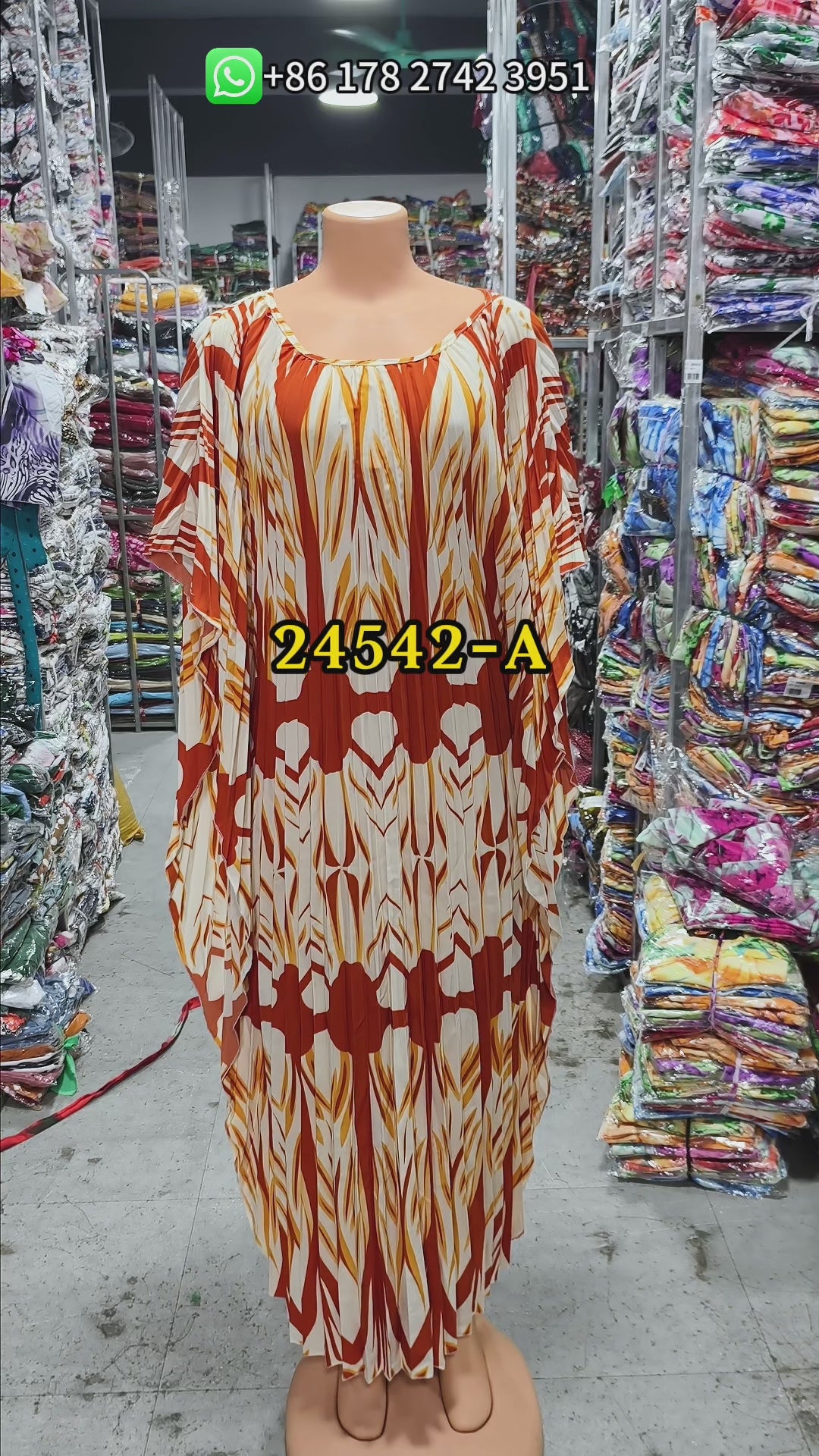 Ready to Ship | Top-Quality Material   PN:24542-A  Boubou Dresses